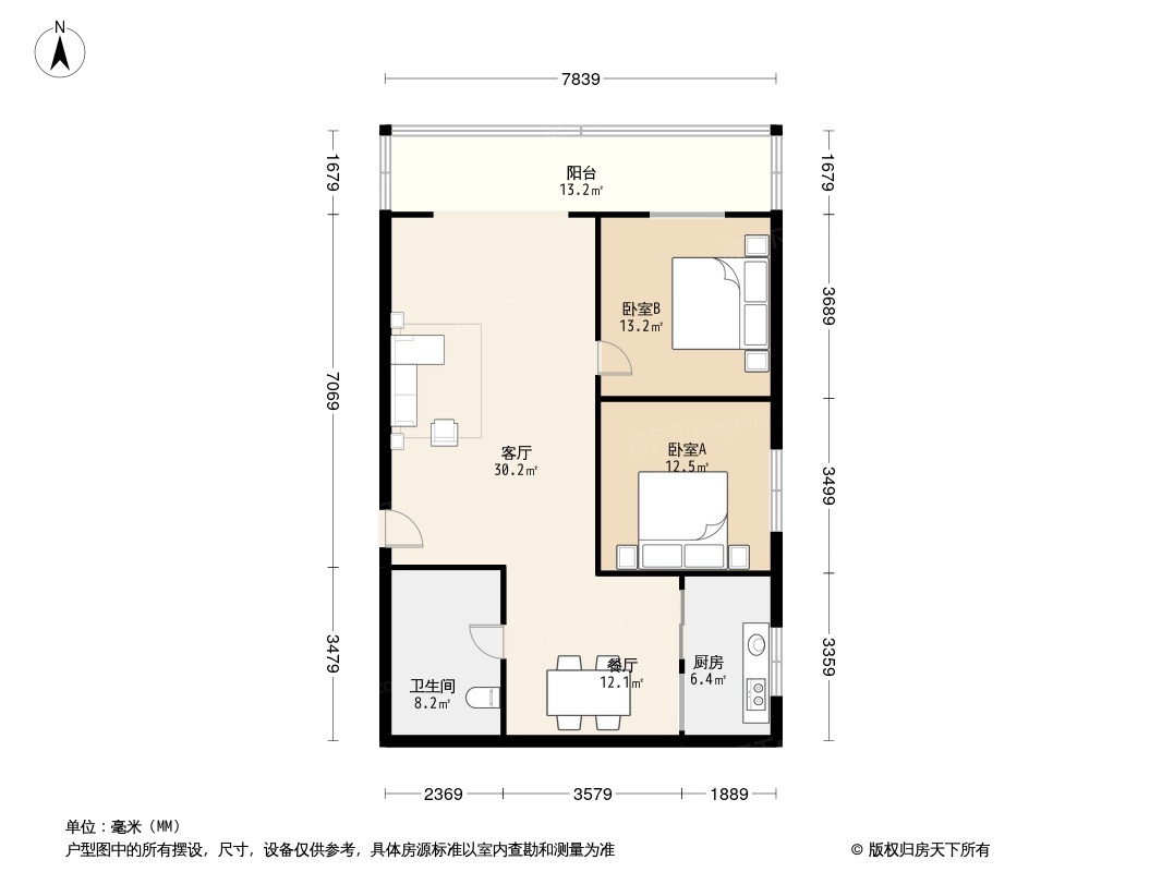 裕华老年公寓户型图