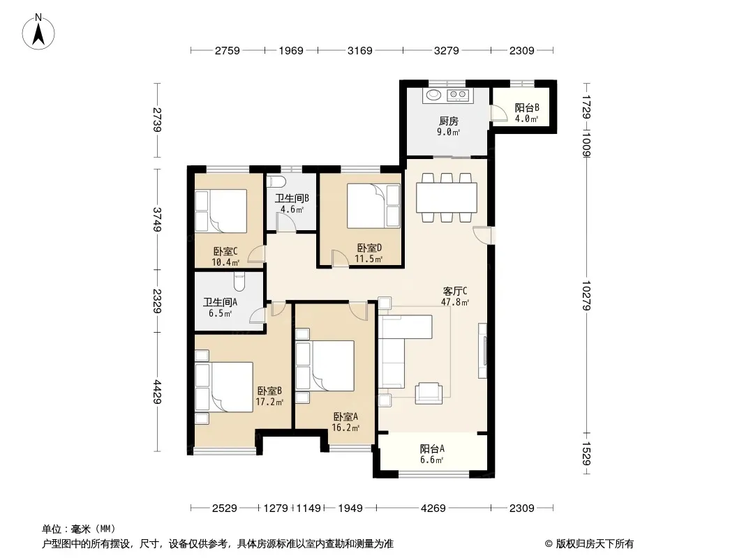 金地翔悦天下户型图