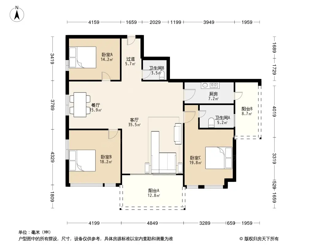 新乐大厦户型图