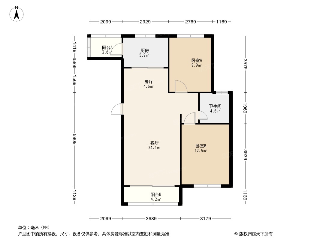 唐山嘉诚学庭户型图图片