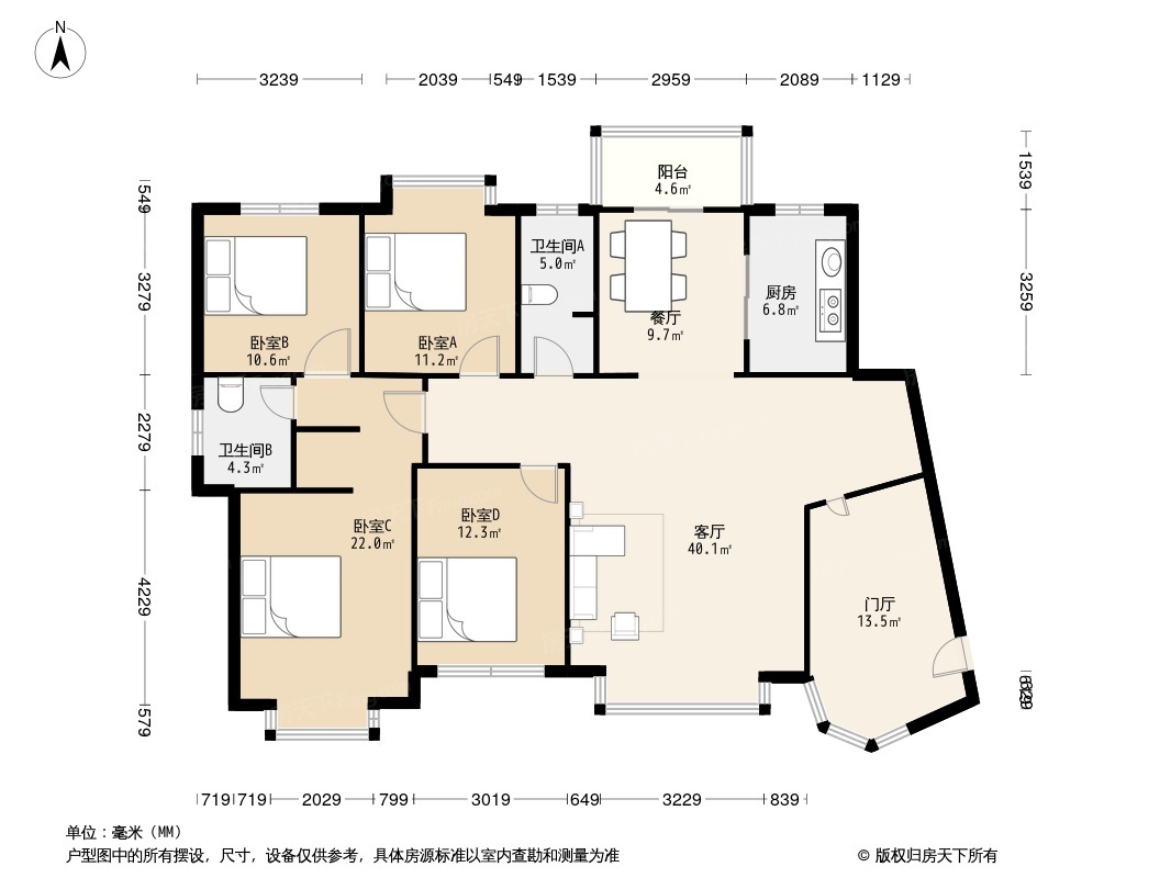 西安天朗御湖户型图图片