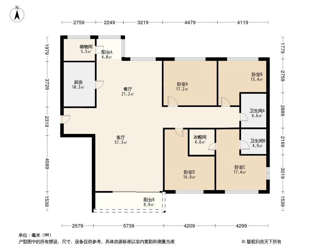 诸子阶户型图图片