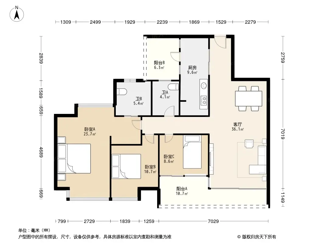 水韵蓝湾户型图图片