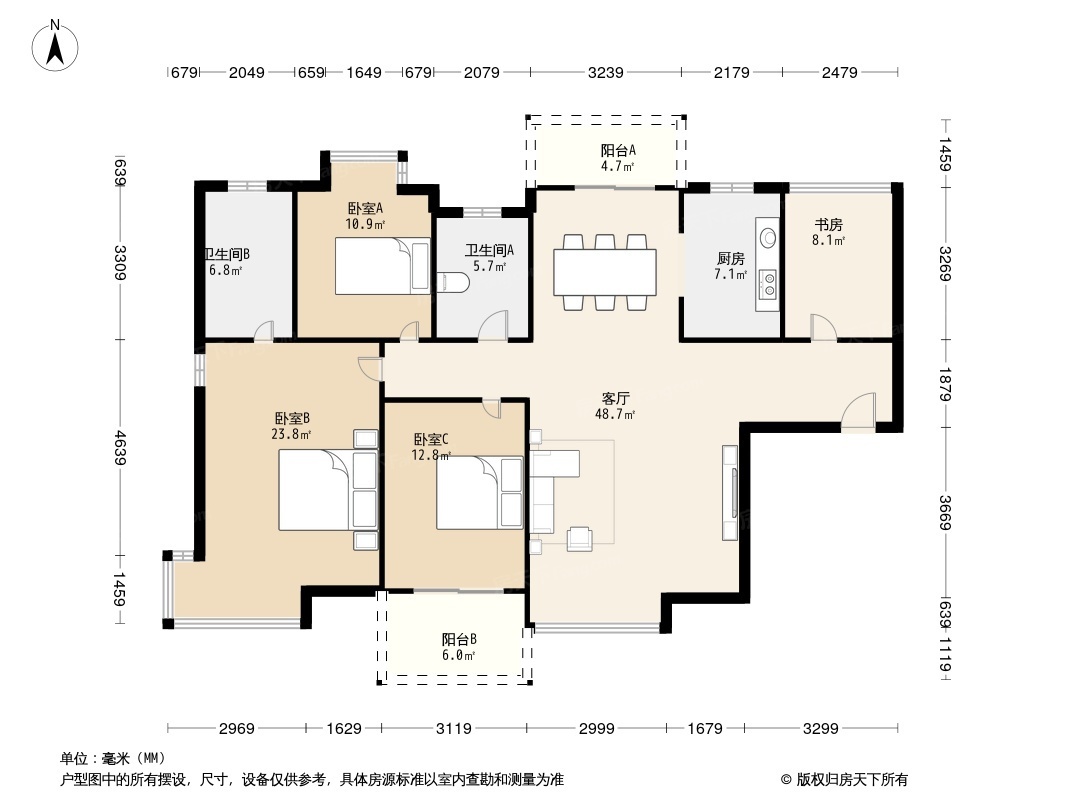 紫薇曲江意境户型图片