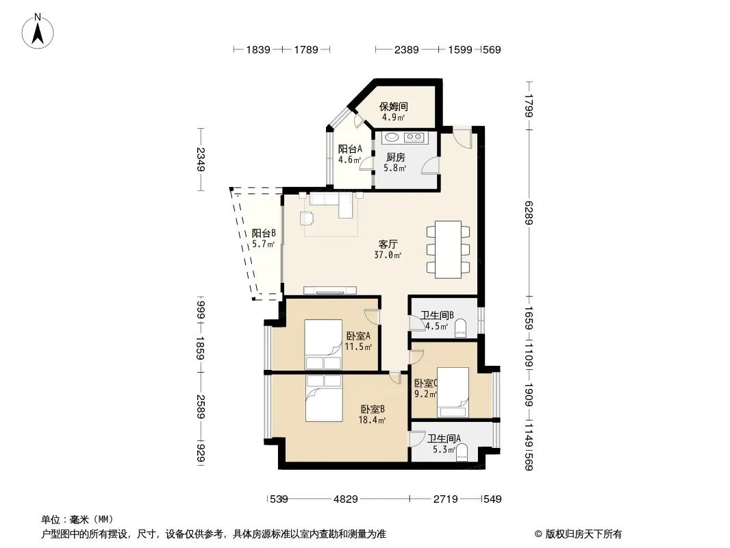 愉景南苑户型图