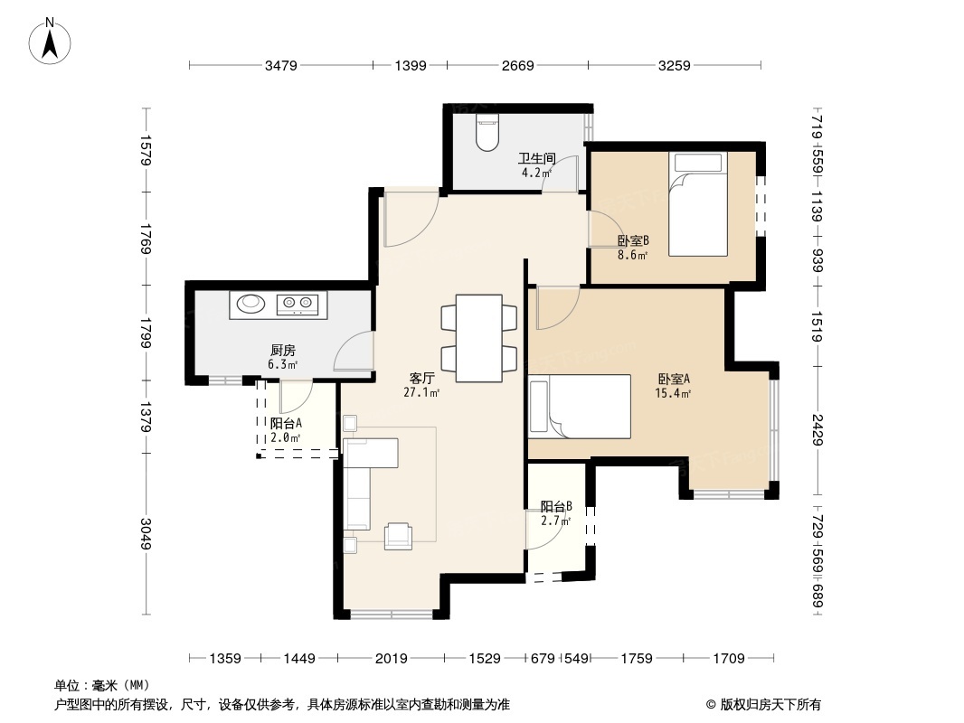 鸿源星睿城户型图