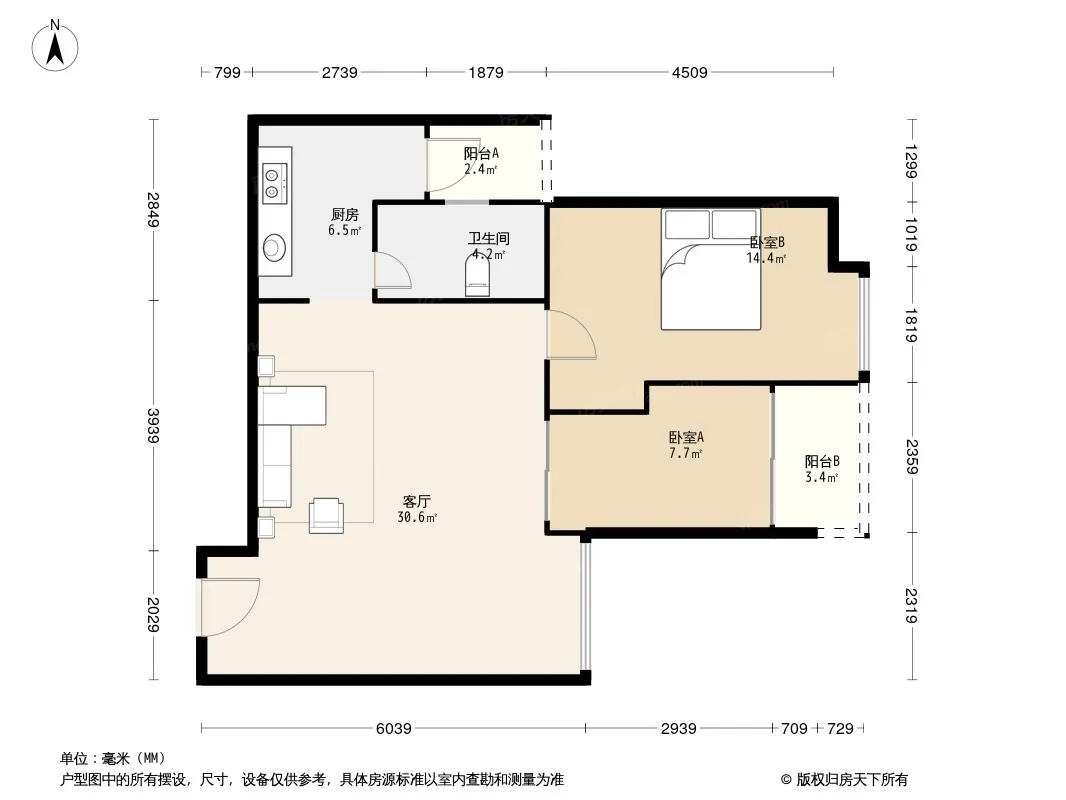 和平家园户型图