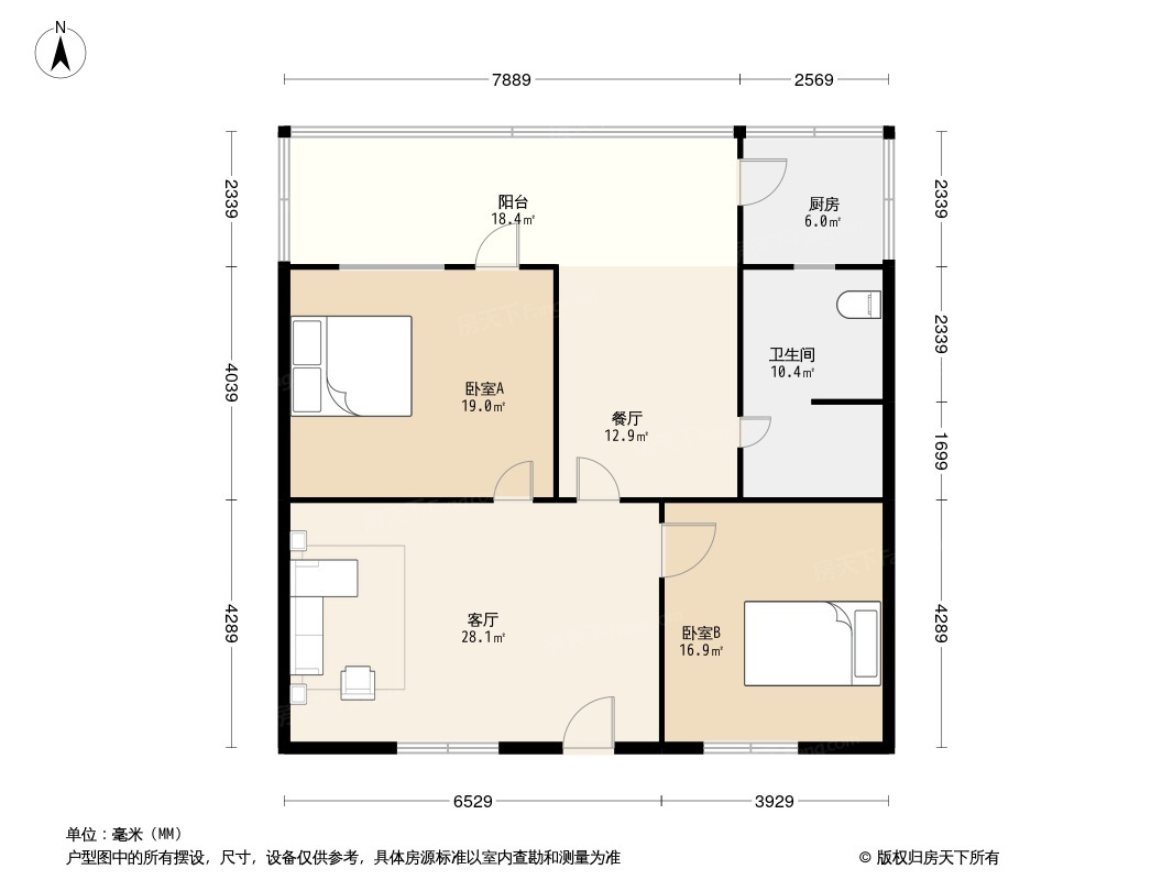 青龙路290号院户型图