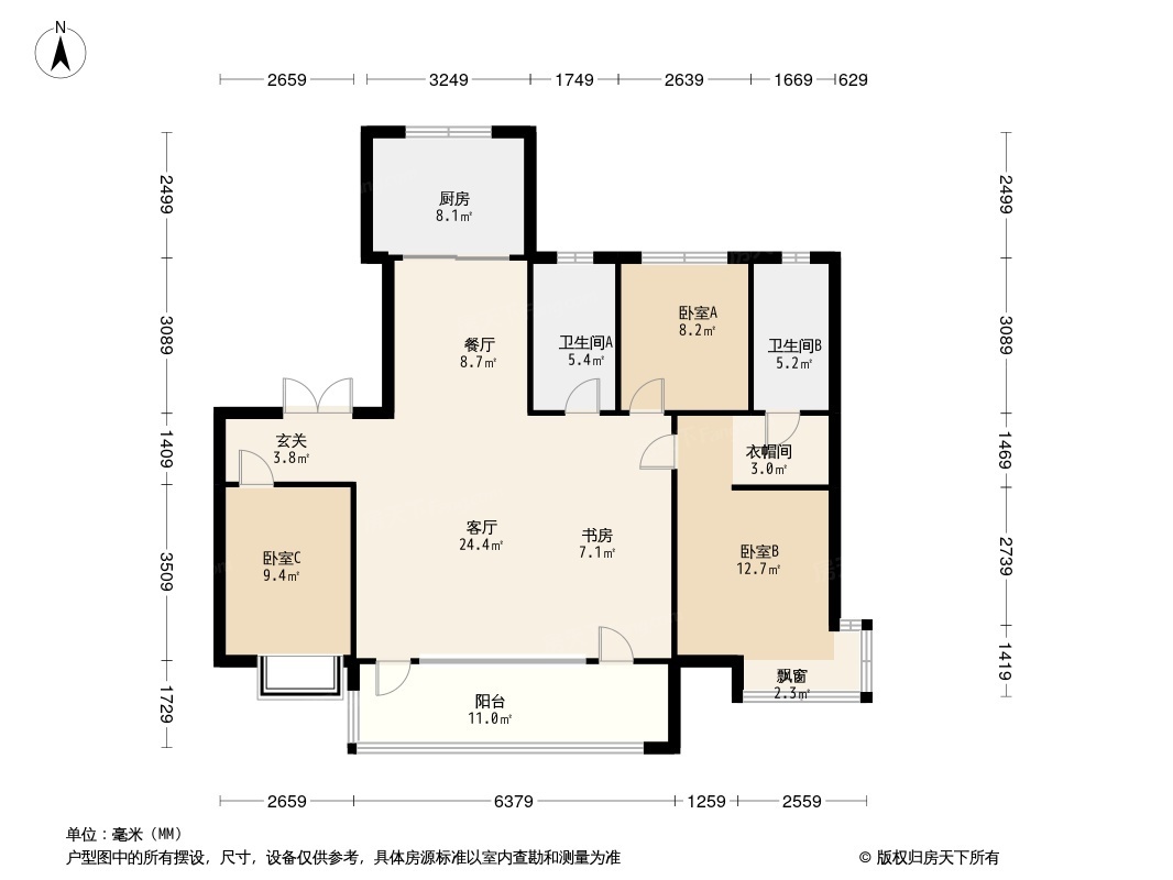 济宁尚龙原著户型图图片