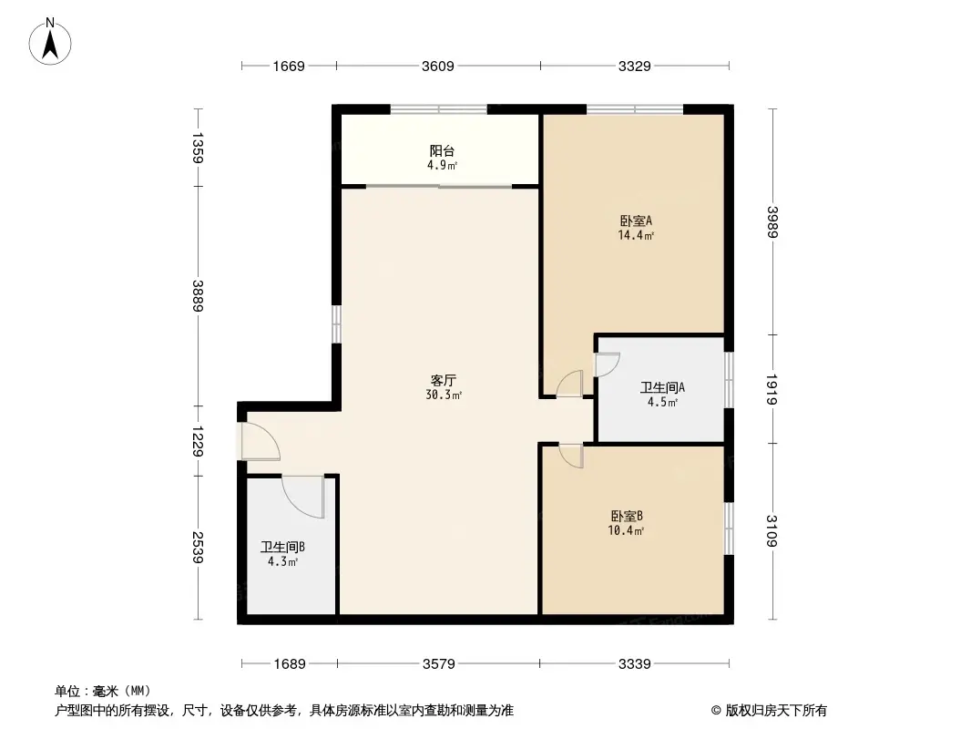 锦华发公寓户型图图片