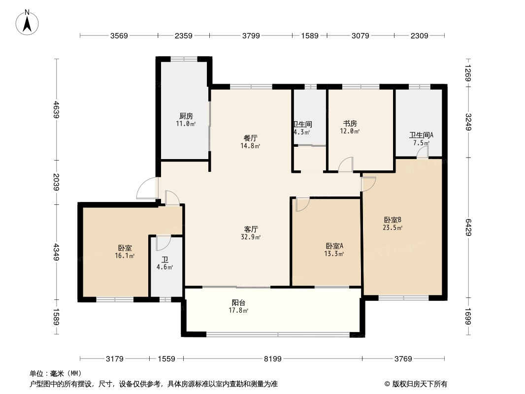 碧桂园翡翠湾 户型图图片