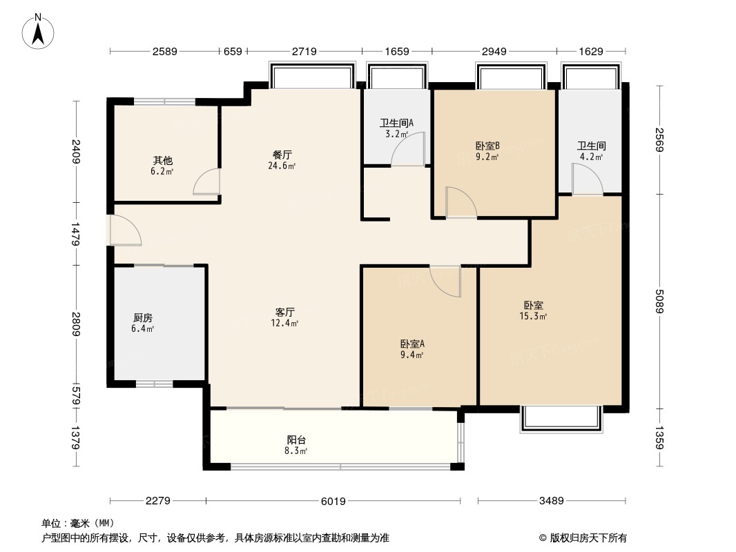 北京和悦华锦户型图图片