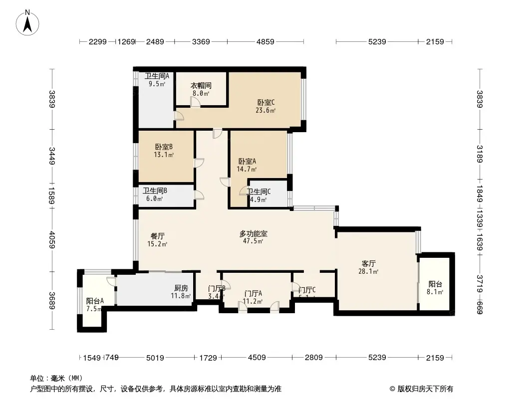 華潤金悅灣戶型圖