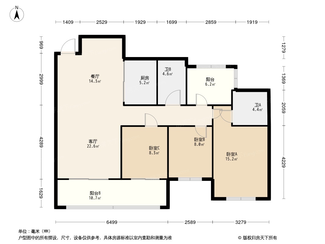 惠州东方铂悦府户型图图片