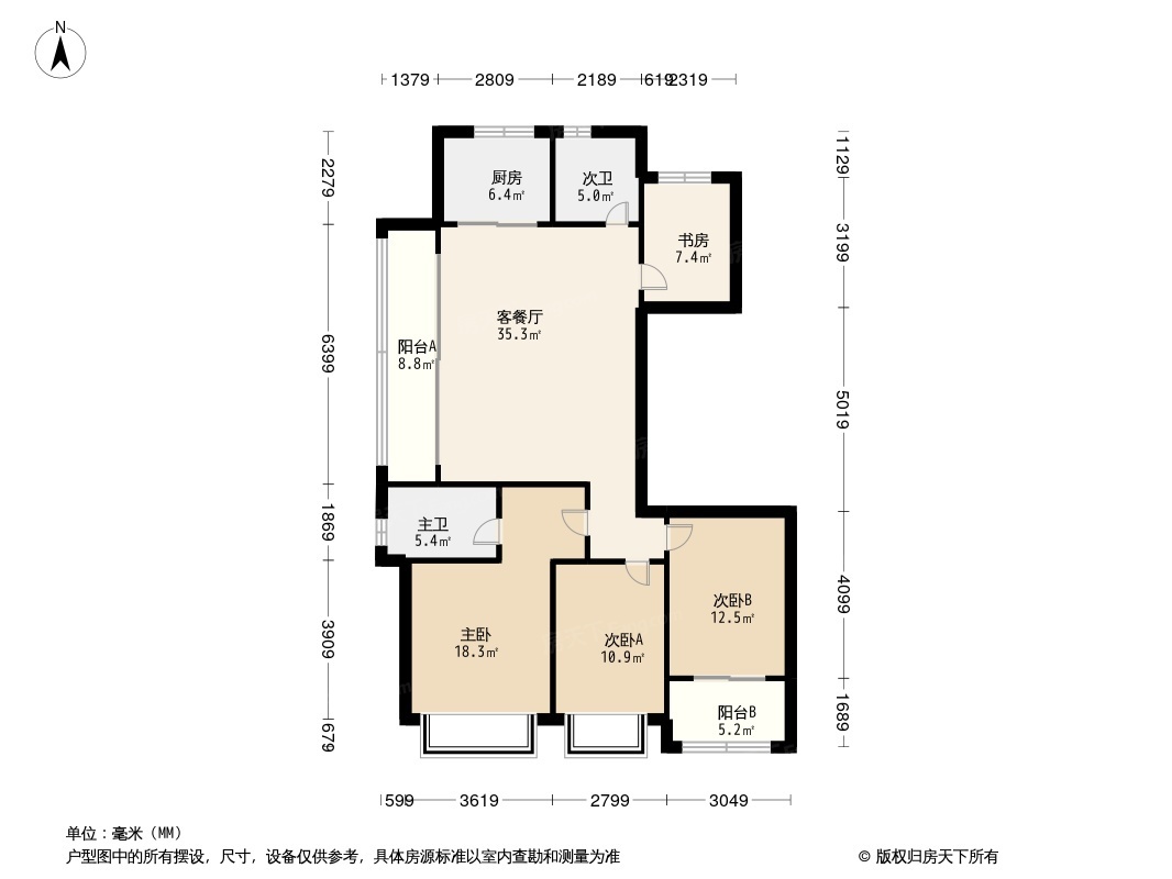 滨融府户型图