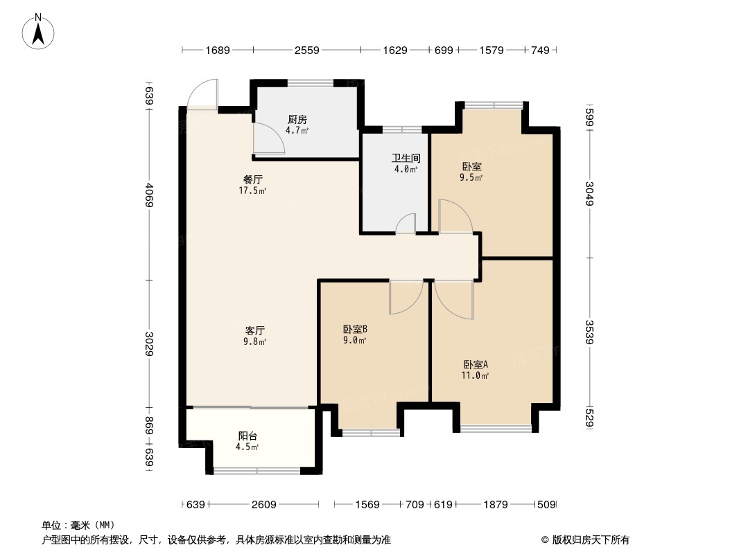 金辉优步大道户型图片