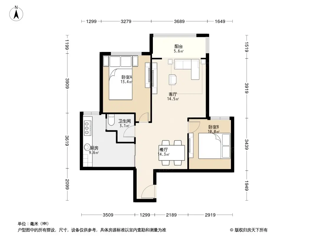 美利山户型图图片