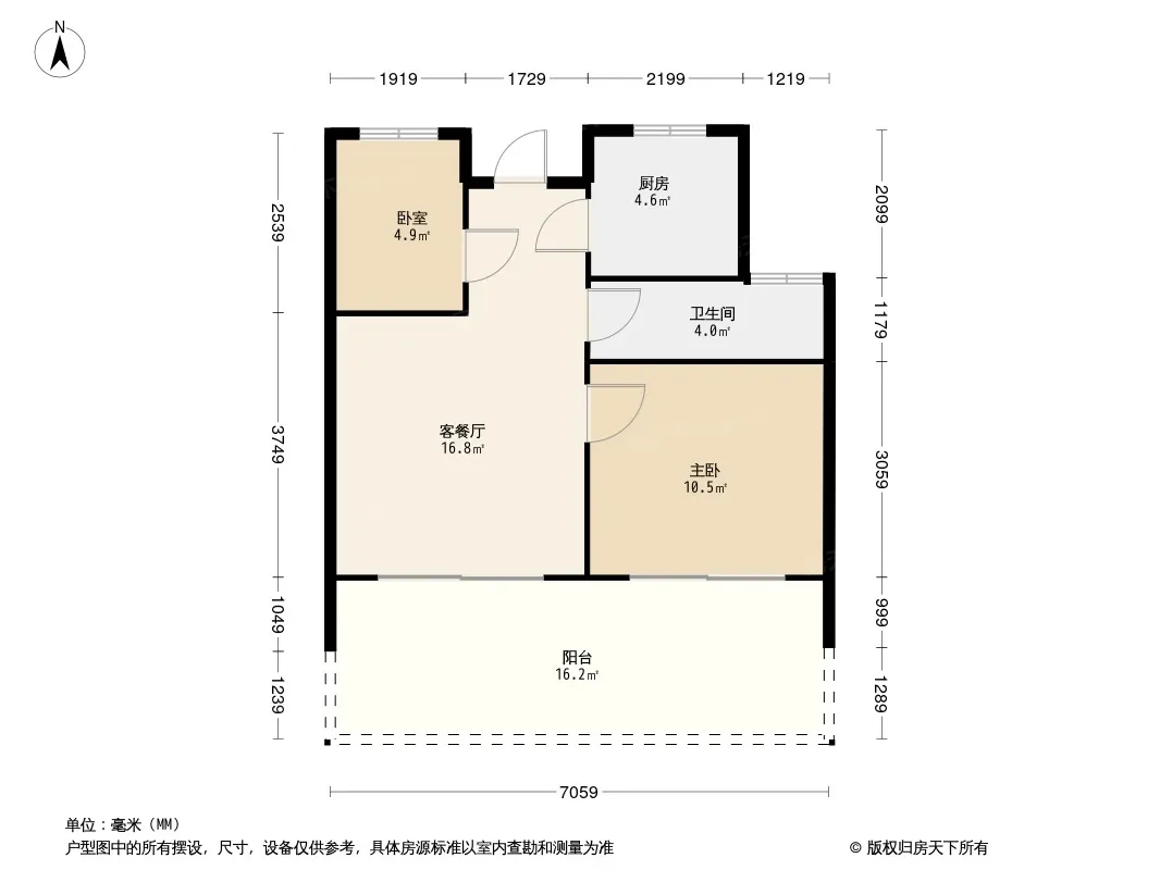 融创日月湾户型图