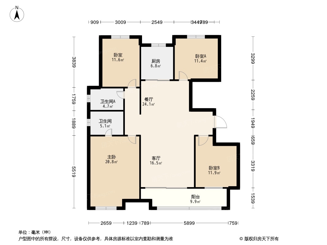 中海华樾户型图片