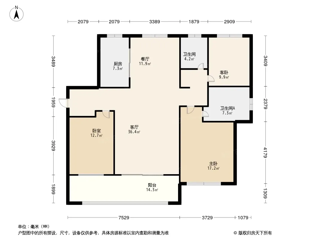 金象泰翰林苑户型图