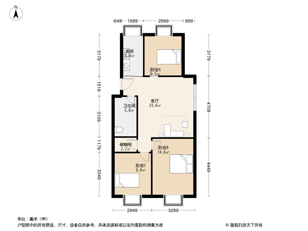 湖光山舍户型图片