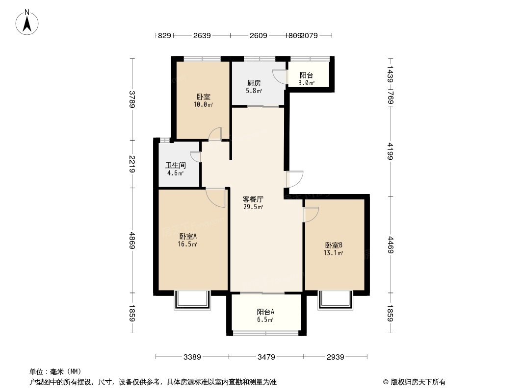 东泽园户型图