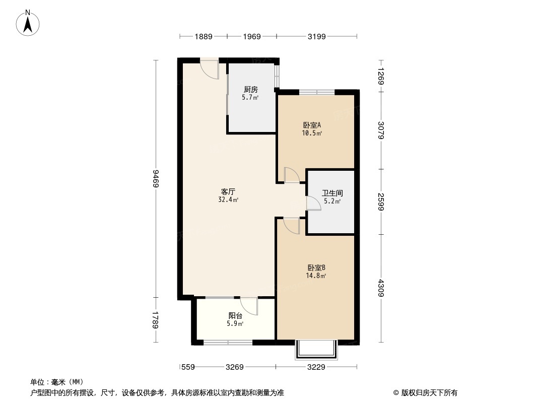 悦未来户型图图片