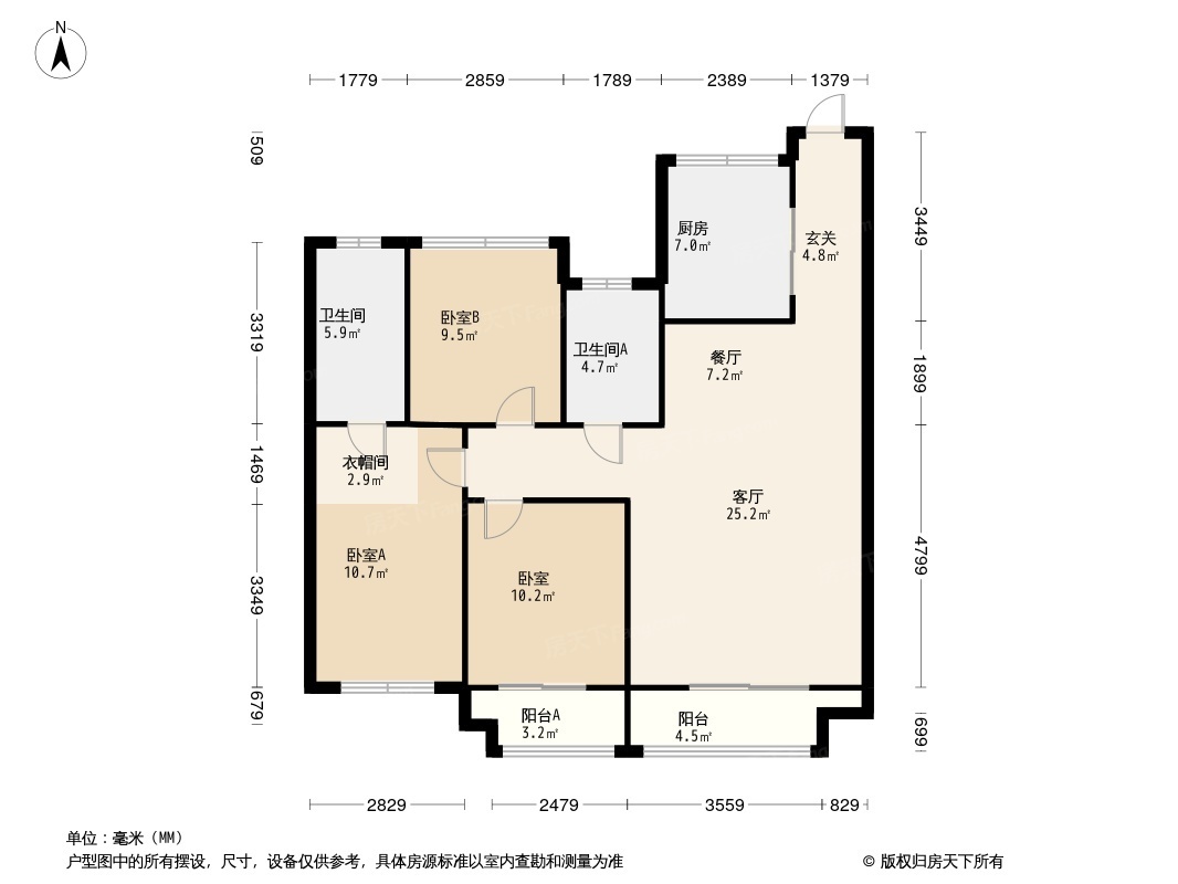 汇景城户型图图片