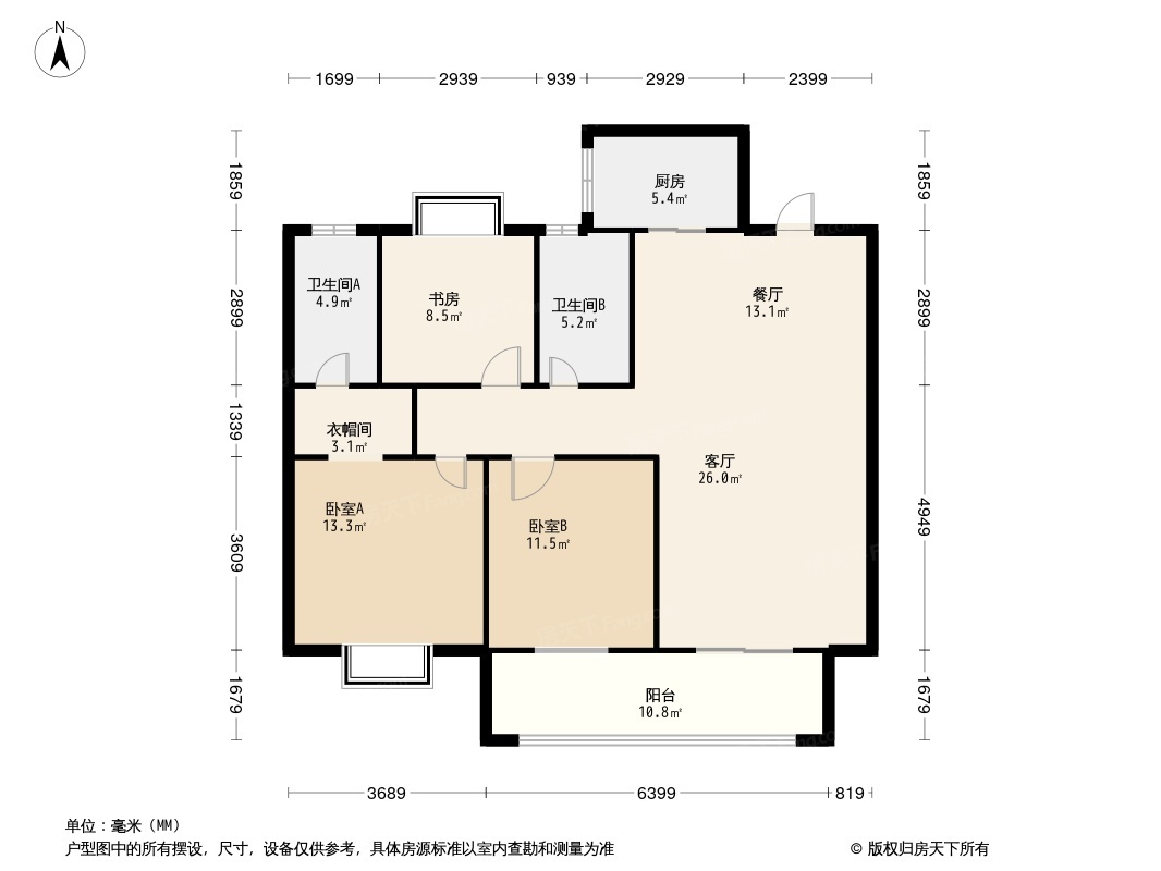 赣电洪府户型图图片