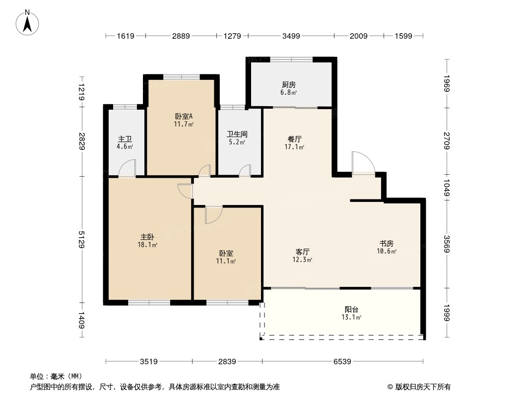 中庚香悦府户型图