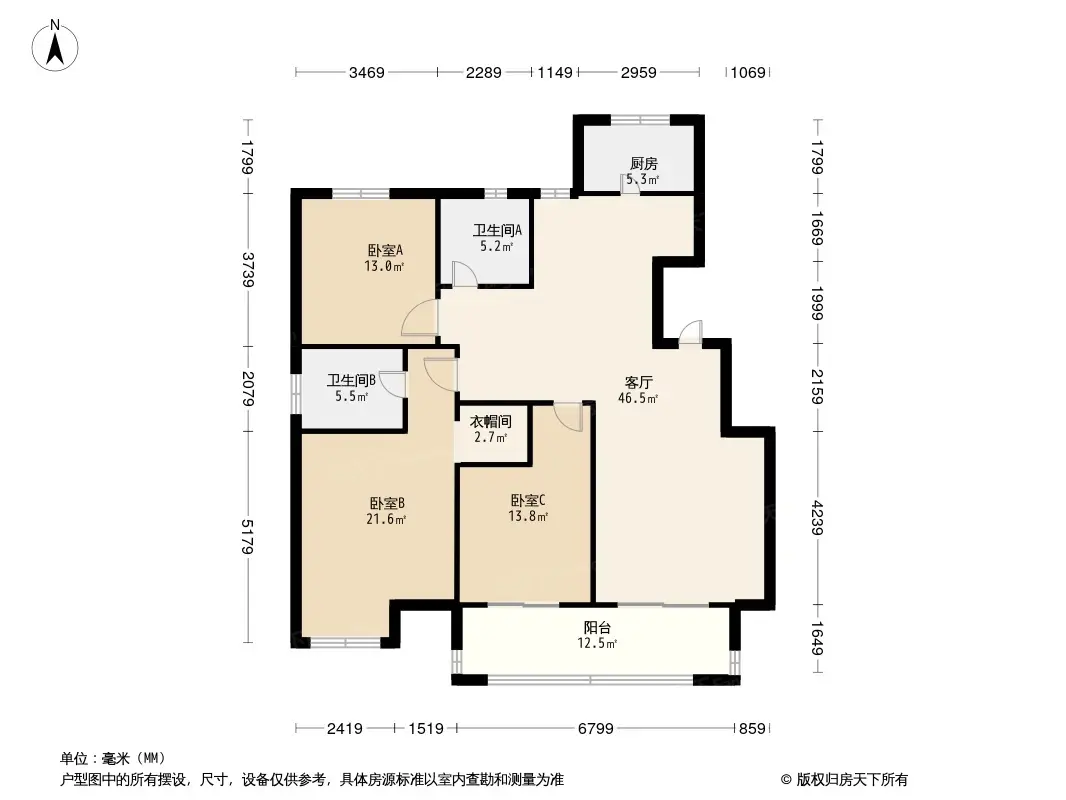 廊坊康桥知园户型图图片