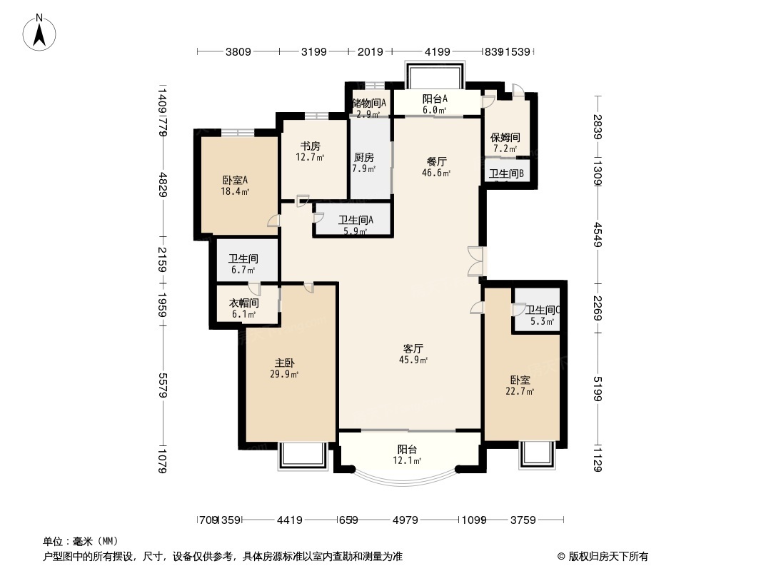 中广宜景湾尚城户型图图片