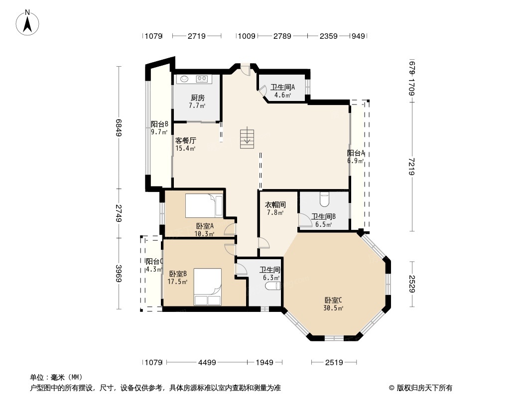 星河湾荟心园户型图