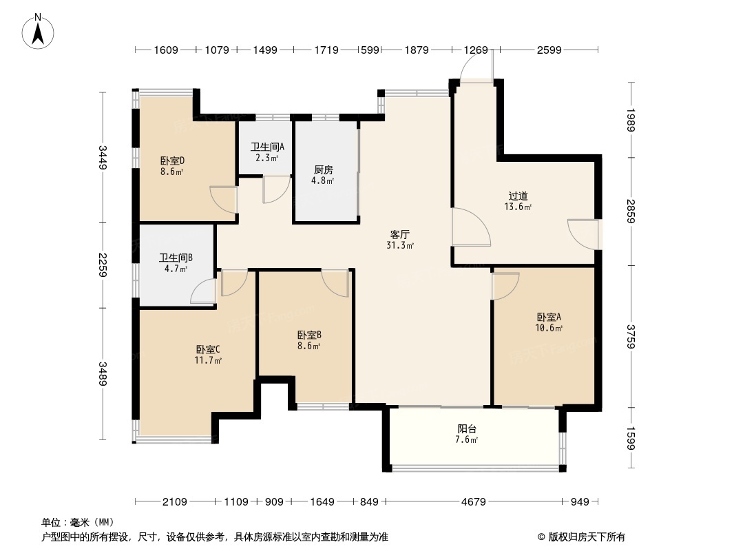 九江中奥天悦湾户型图图片