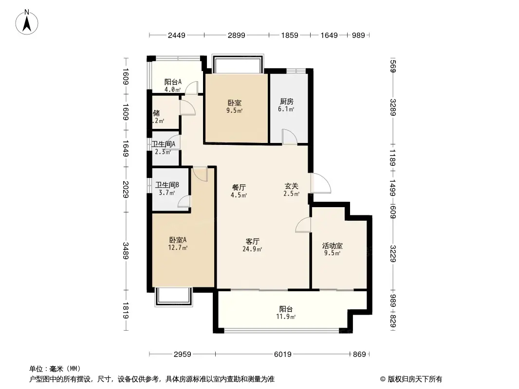 文一·锦门桃李户型图