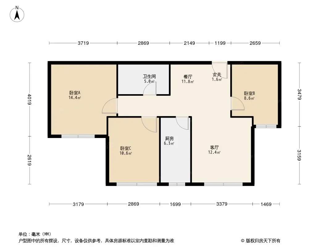 全椒君悦华府户型图图片