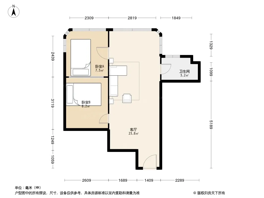 聚龙花园户型图