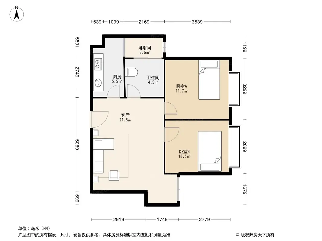 海棠佳苑户型图