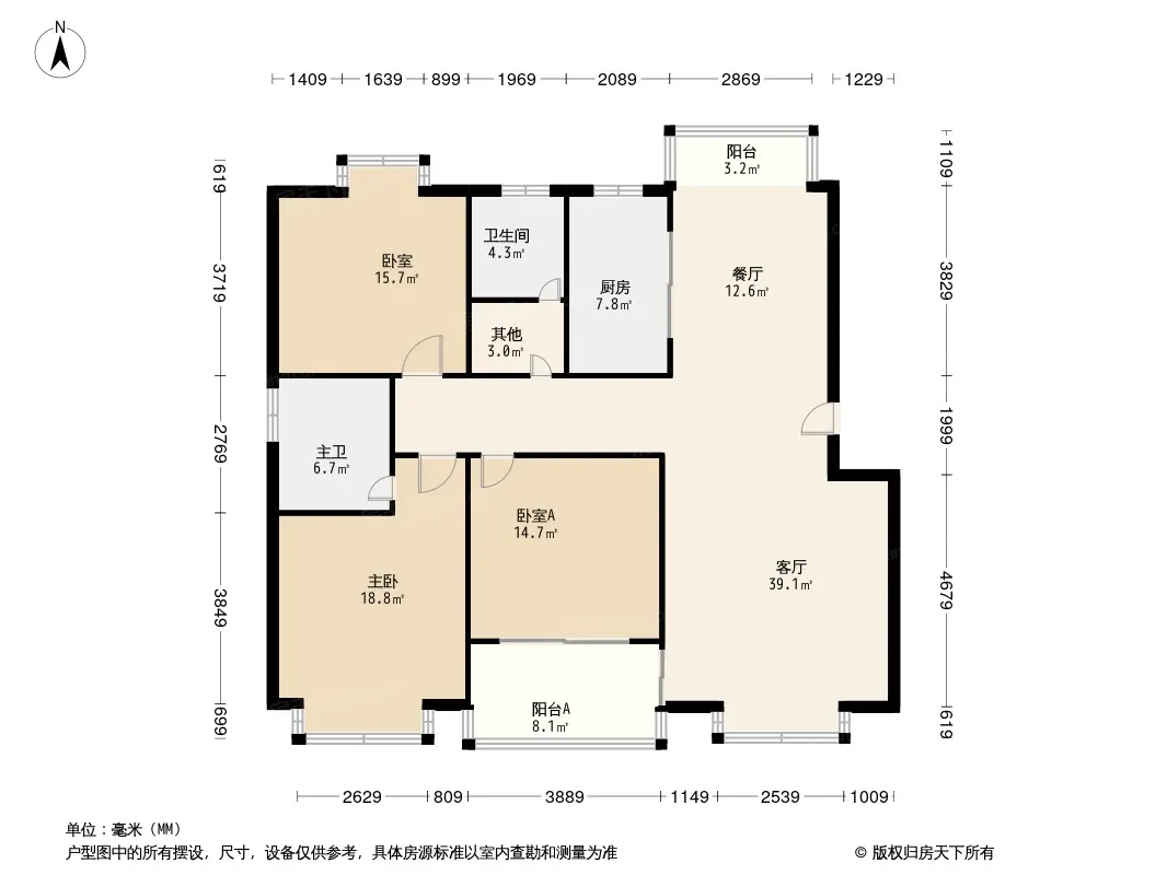 水岸名家户型图