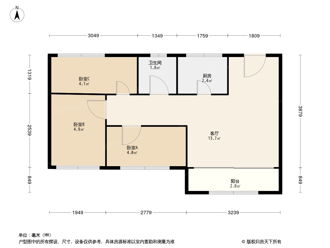 上城湾畔户型图图片