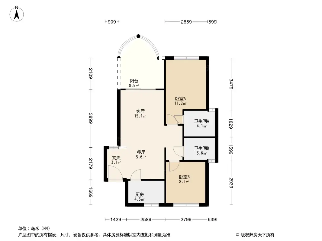 汕头君悦海湾户型图图片