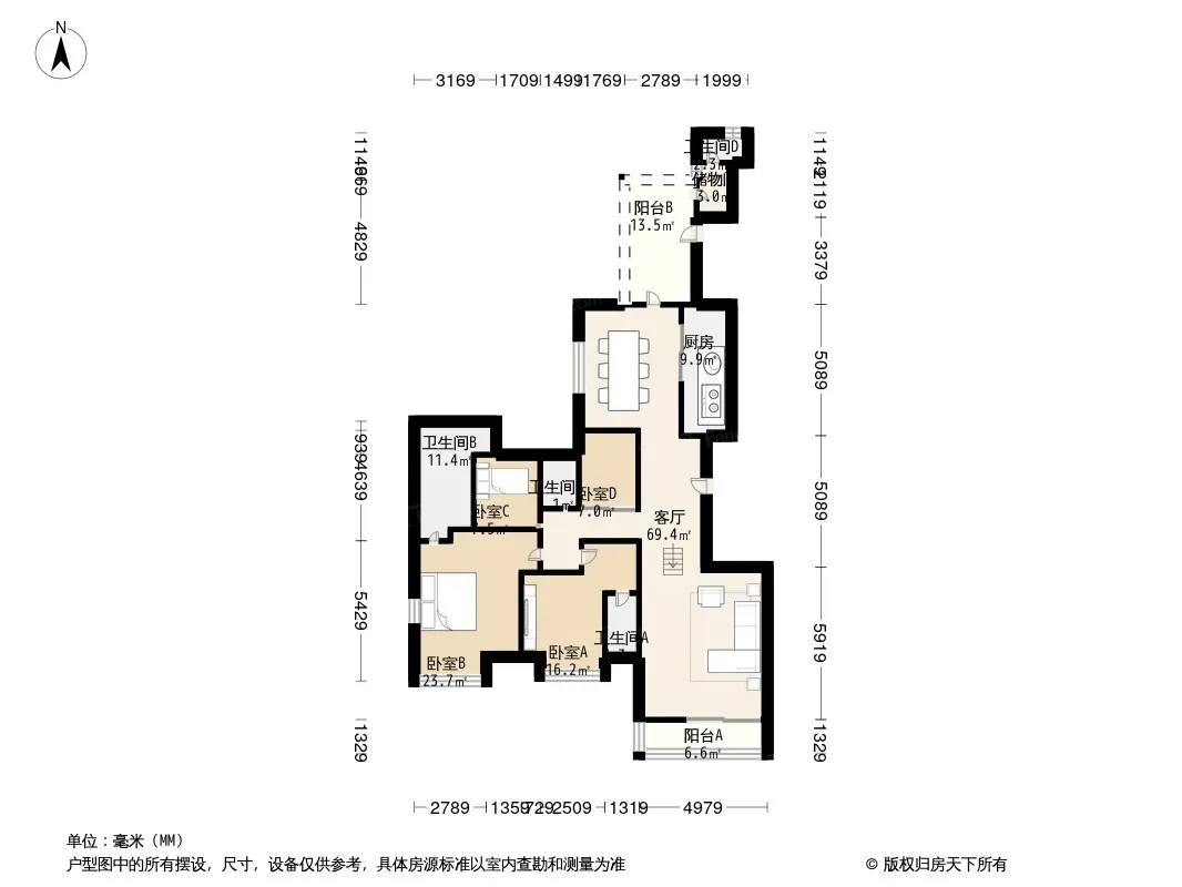粤海丽江花园户型图