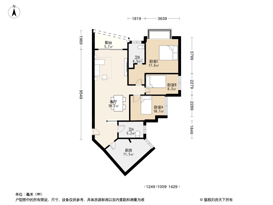 鸿翔大厦户型图