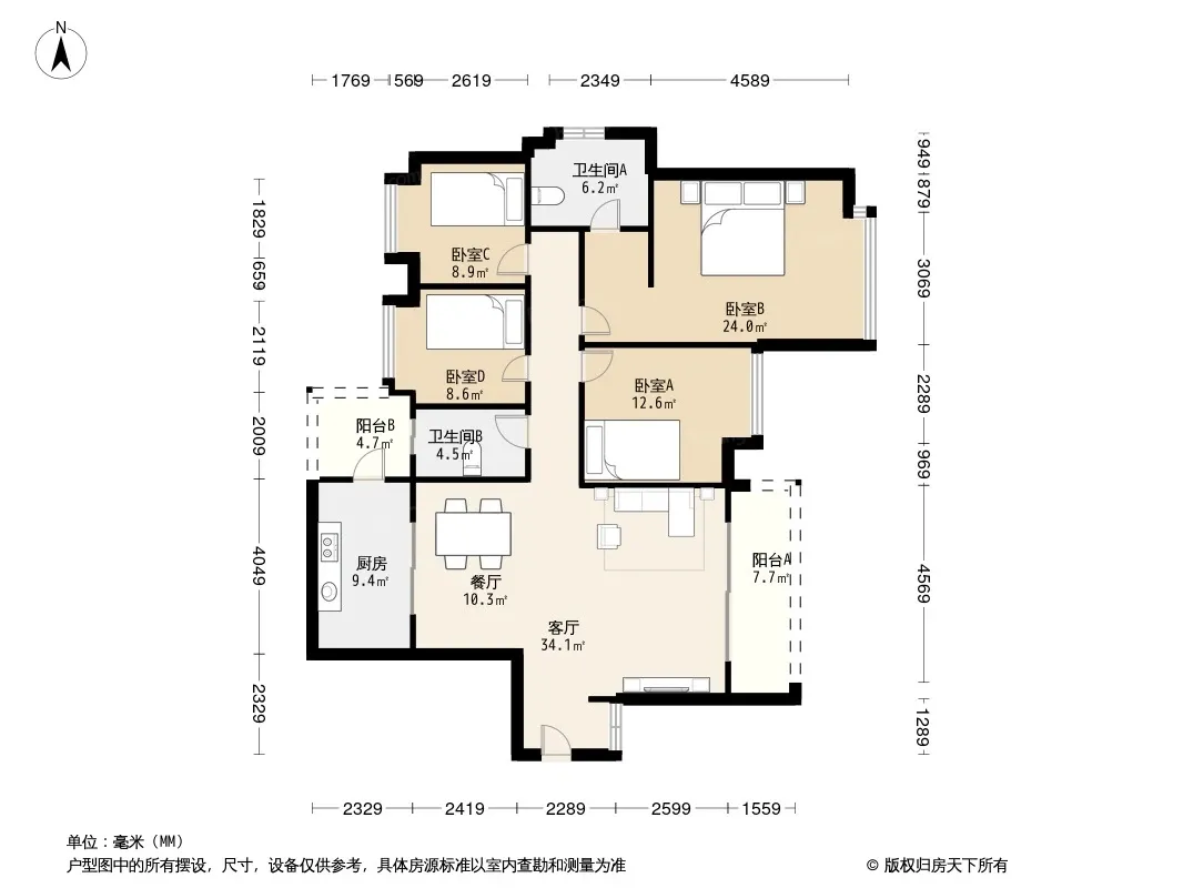丽江花园户型图