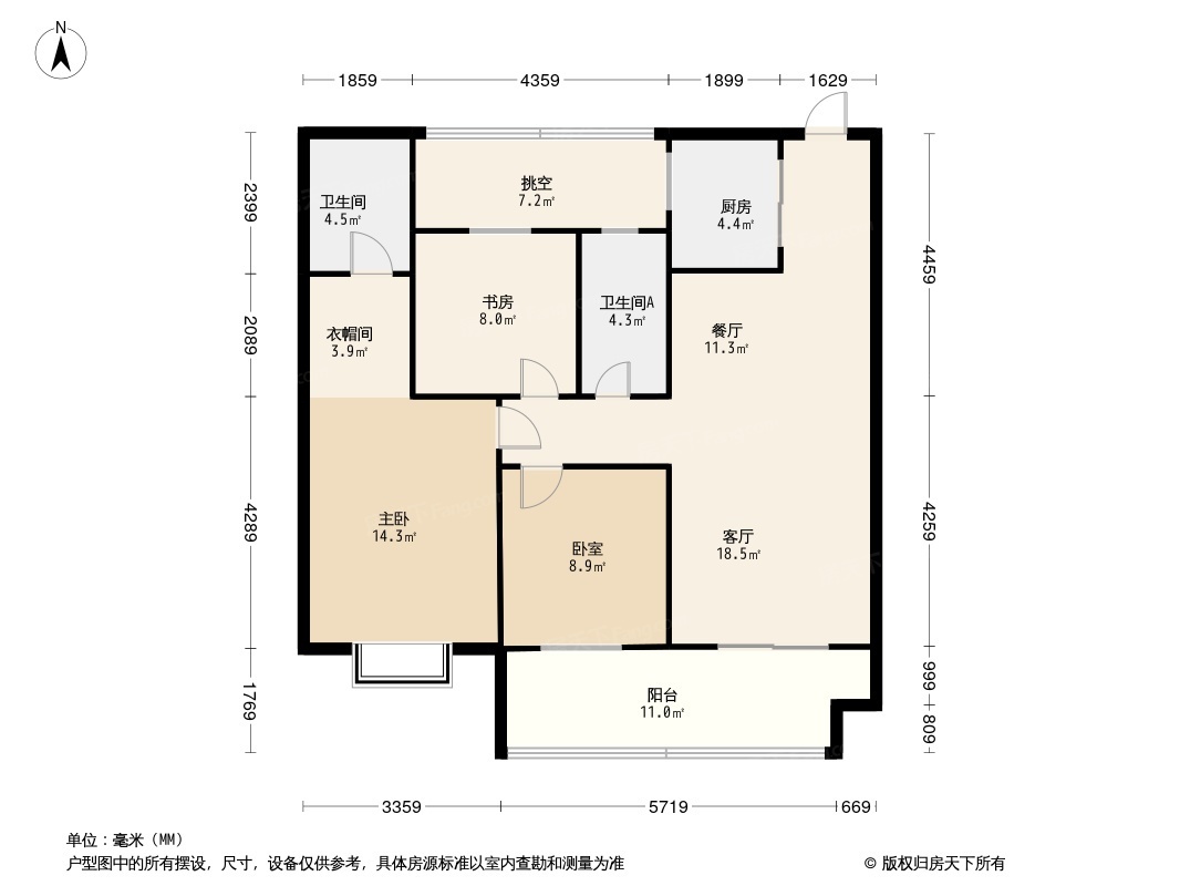 宜昌碧桂园豪庭户型图图片