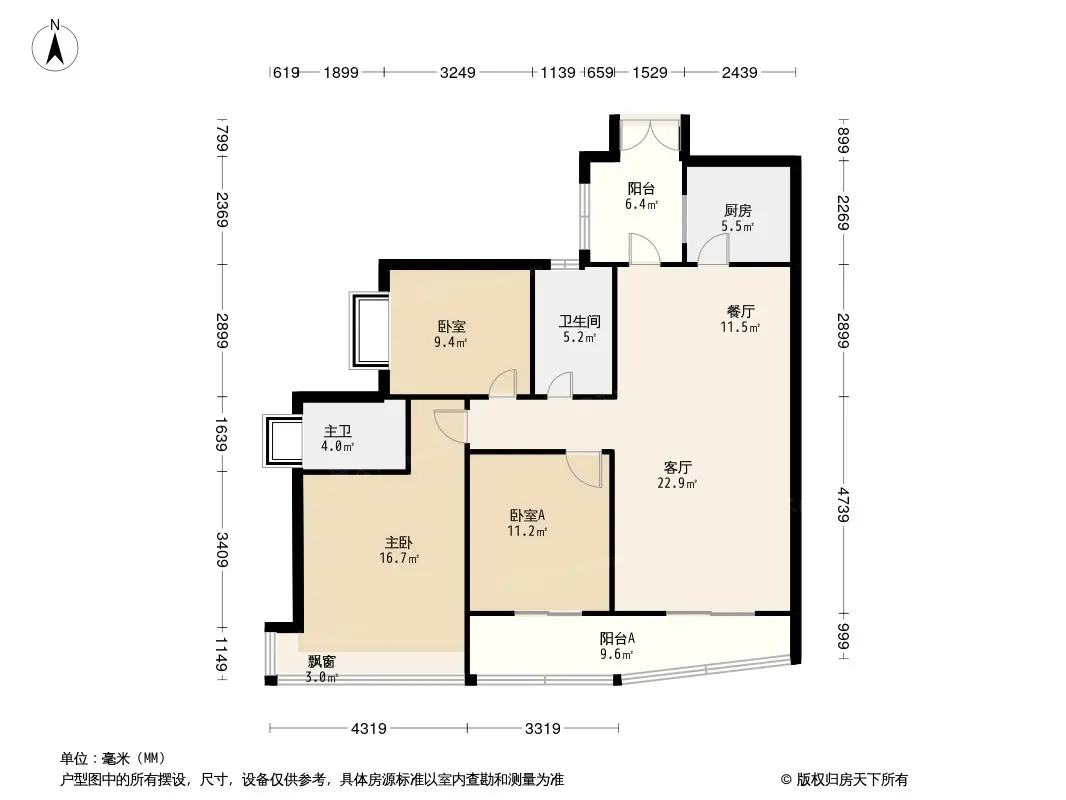 华发峰景湾户型图大全图片