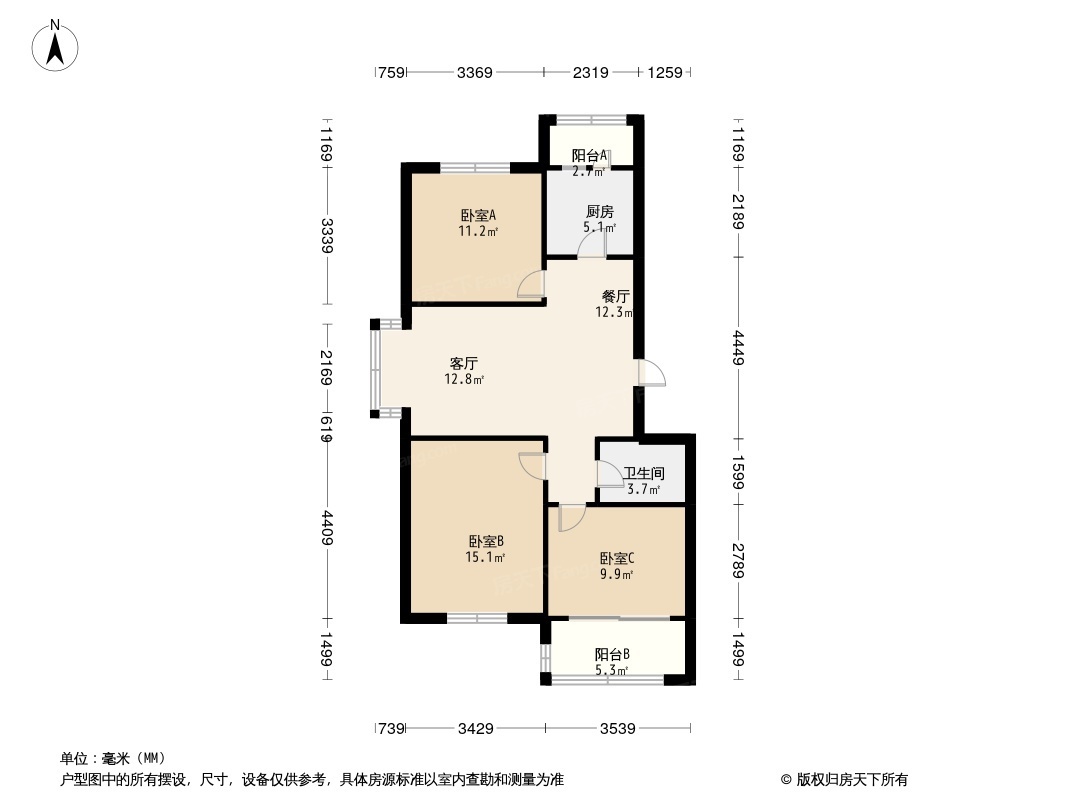 长春高新和园户型图图片