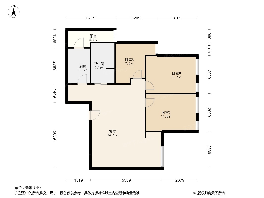 花样年家天下公寓户型图