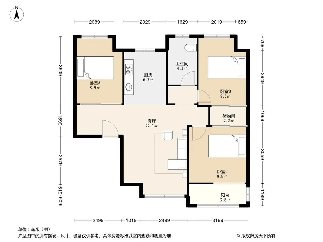 大渡口荣盛城户型图图片