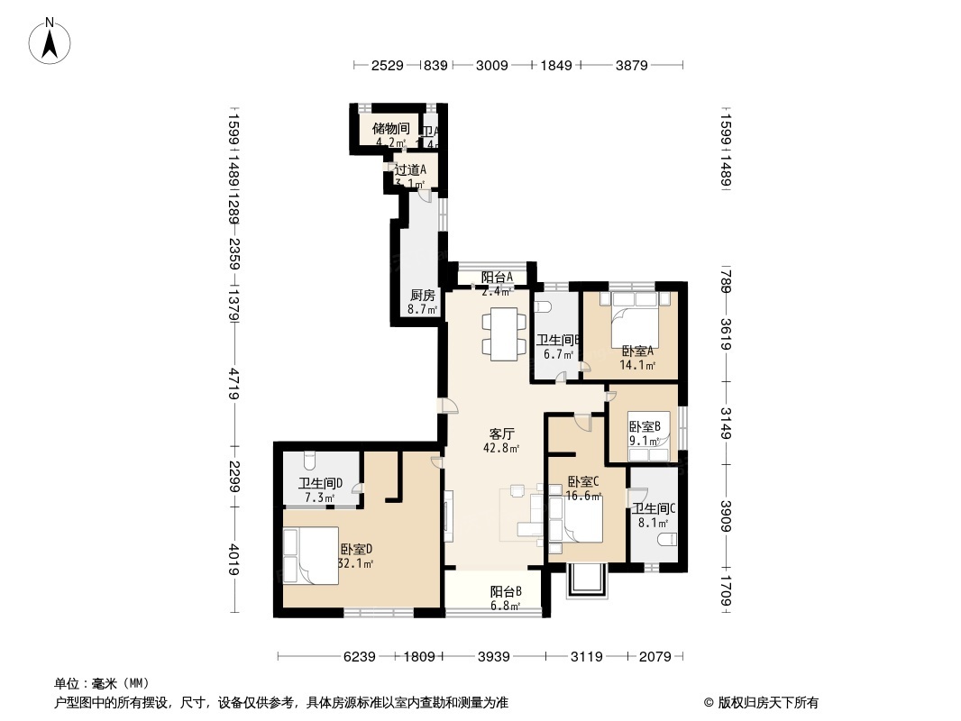 沈阳世茂五里河户型图图片